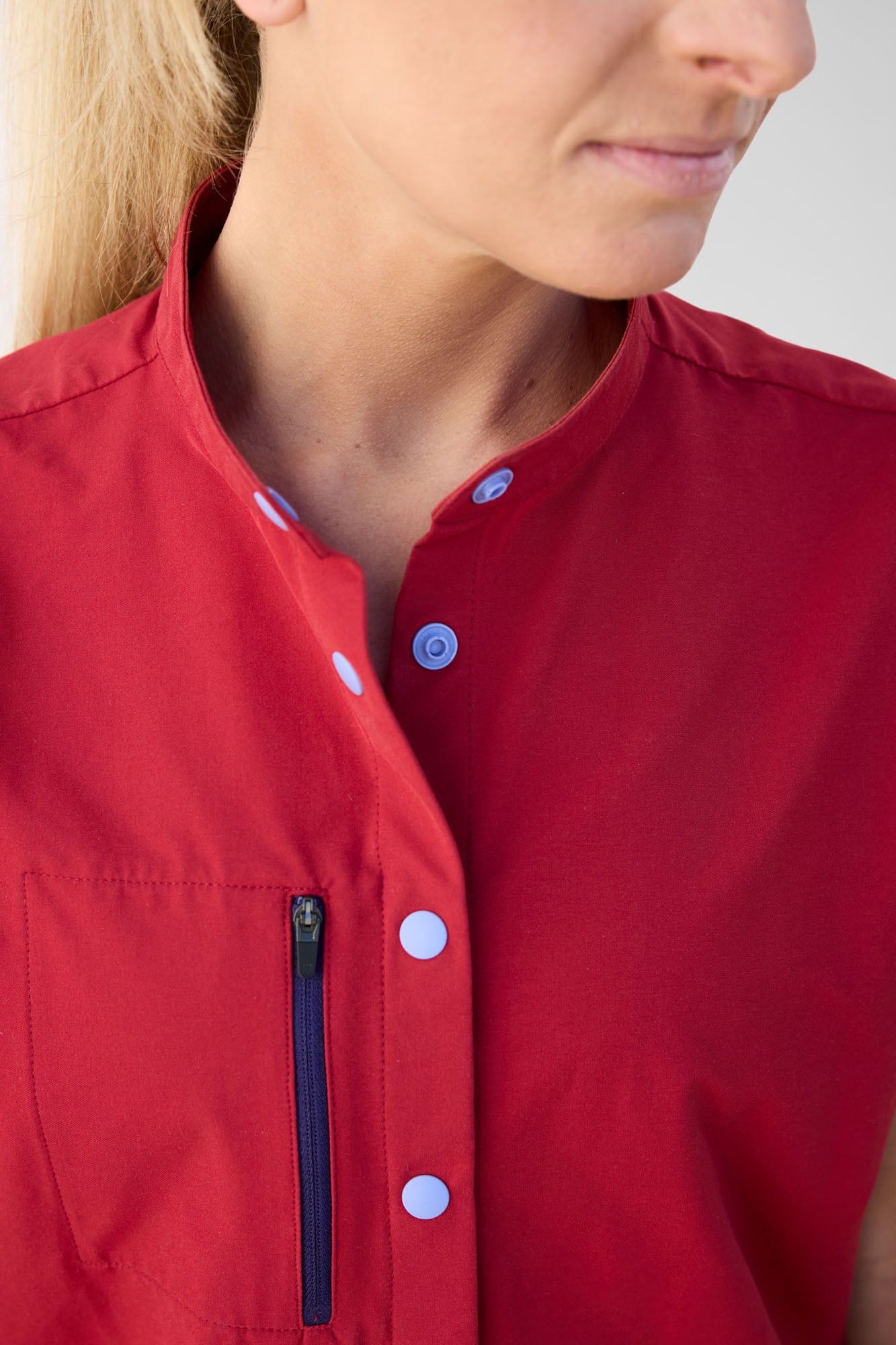 Escape Weekender Blouse - Carmine